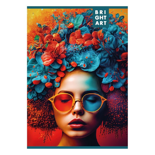 Füzet pd A/4 60 lapos kockás Brightart 2024