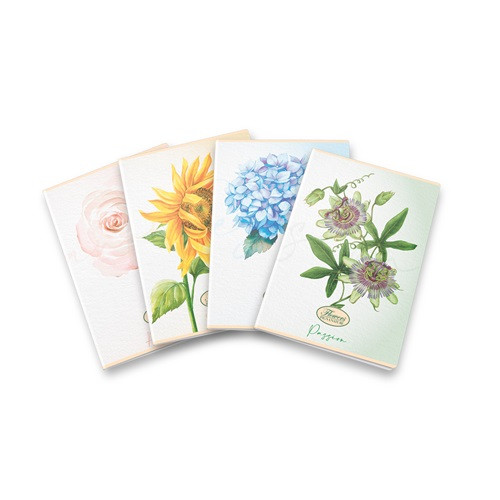 Füzet Pigna Flower special A/4 tűzött 42 lapos kockás margós