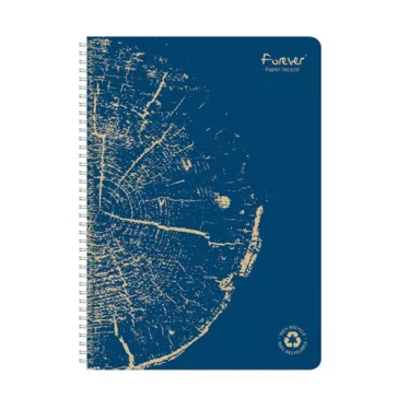  Spirálfüzet Clairefontaine Forever Premium A/4 60 lapos, vonalas