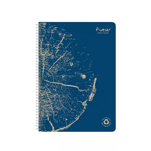 Spirálfüzet Clairefontaine Forever Premium A/4 60 lapos, vonalas