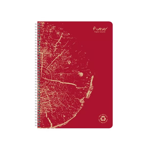 Spirálfüzet Clairefontaine Forever Premium A/4 60 lapos, vonalas
