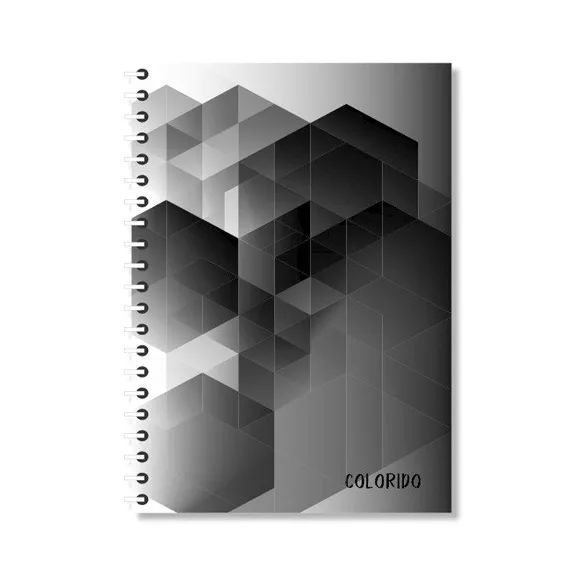 Spirálfüzet pd Colorido A/4 200 lapos sima