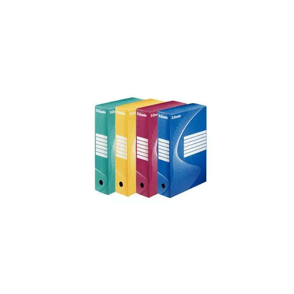 Archiváló doboz Esselte Boxycolor Vivida 8 cm gerinccel kék 128411