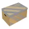 Archiváló konténer Fornax 522x351x305 mm 6 db iratrendezőhöz külön záró fedéllel