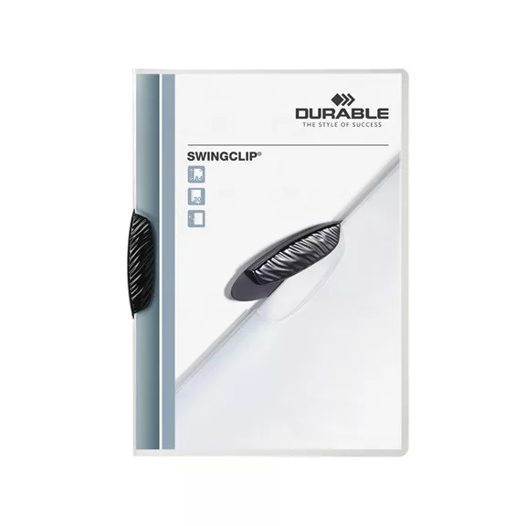 Clip-mappa Durable Swingclip A/4 30 lapig fekete Clip-mappa Durable Swingclip A/4 30 lapig fekete