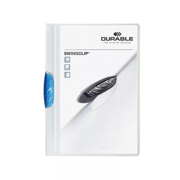 Clip-mappa Durable Swingclip A/4 30 lapig kék Clip-mappa Durable Swingclip A/4 30 lapig kék