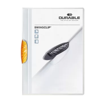 Clip-mappa Durable Swingclip A/4 30 lapig narancssárga