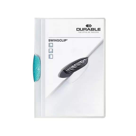 Clip-mappa Durable Swingclip A/4 30 lapig világoskék Clip-mappa Durable Swingclip A/4 30 lapig világoskék
