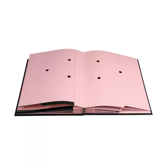 Aláírókönyv Exacompta 240x320 mm 24 részes fekete