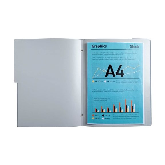 Előrendező Exacompta Ellipse A/4 8 részes gumis vegyes minták