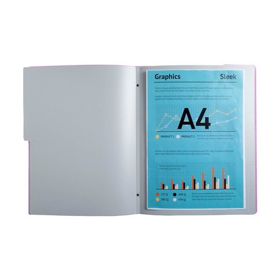 Előrendező Exacompta Ellipse A/4 8 részes gumis vegyes minták