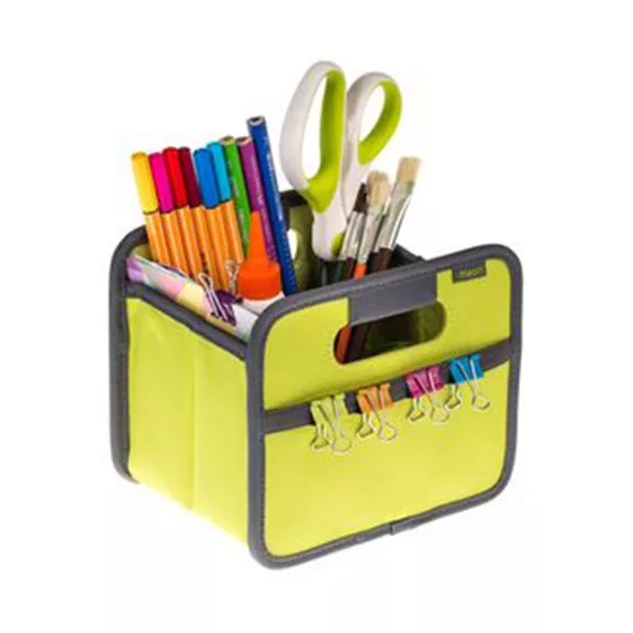 Rendszereződoboz Meori összehajtható textil világoszöld