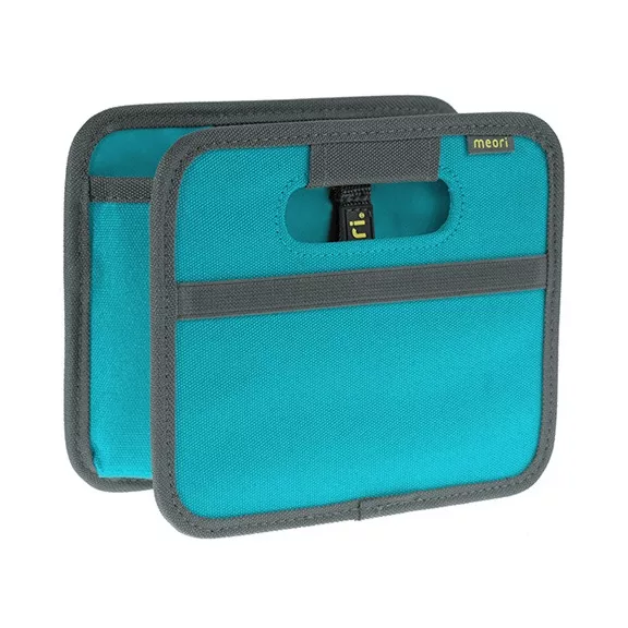 Rendszereződoboz Meori összehajtható textil azúr kék