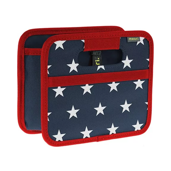 Rendszereződoboz Meori összehajtható textil csillagok kék