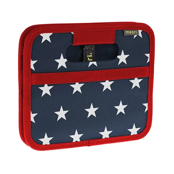 Rendszereződoboz Meori összehajtható textil csillagok kék