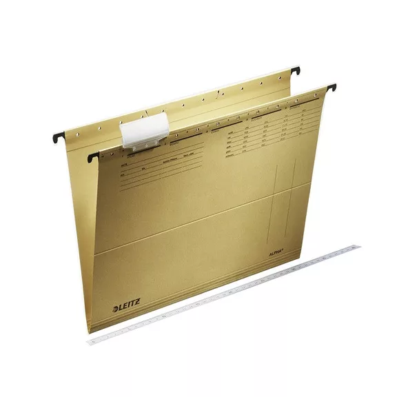 Függőmappa Leitz Alpha Standard A/4 natúr 19150000