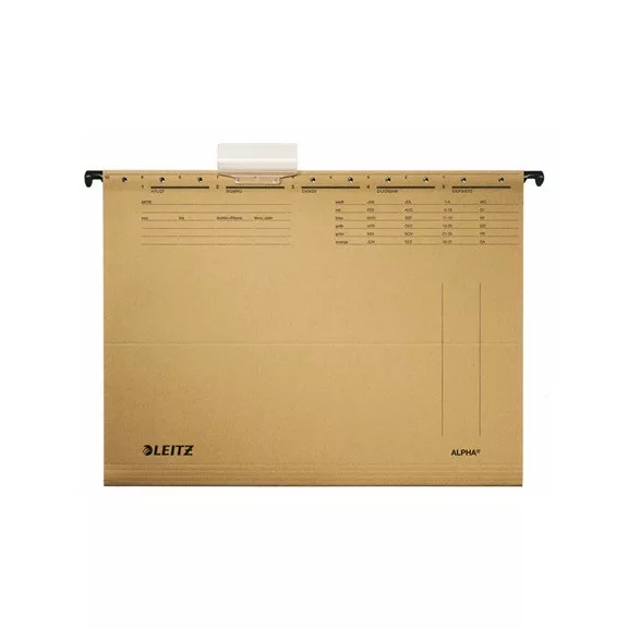 Függőmappa Leitz Alpha Standard A/4 natúr 19150000
