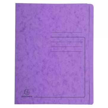 Gyorsfűző papír Exacompta A/4 prespán 355g lila