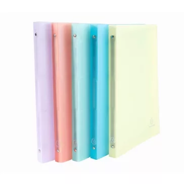   Gyűrűs könyv Exacompta Chromaline Pastel A/4 4 gyűrűs 20 mm gerinccel PP vegyes színek