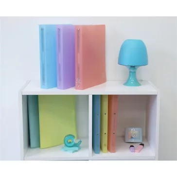   Gyűrűs könyv Exacompta Chromaline Pastel A/4 4 gyűrűs 20 mm gerinccel PP vegyes színek