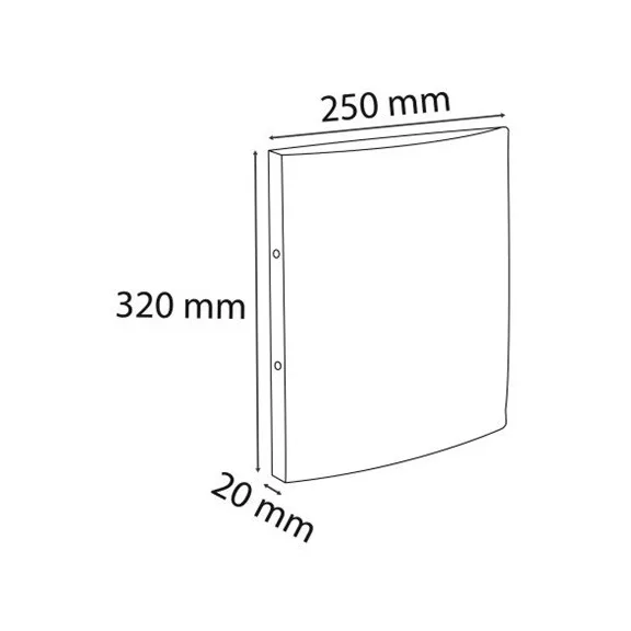 Gyűrűs könyv Exacompta Pop N Co A/4 2 gyűrűs 20 mm gerinccel vegyes színek