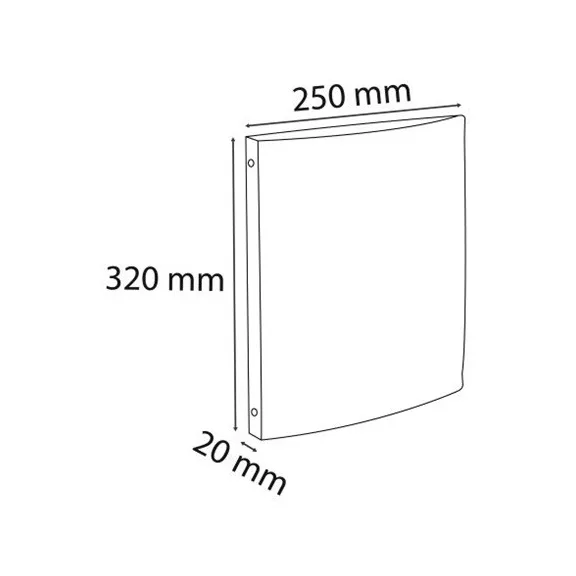 Gyűrűs könyv Exacompta Pop N Co A/4 4 gyűrűs 20 mm gerinccel vegyes színek