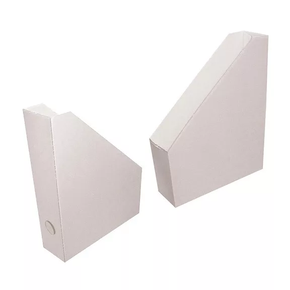 Iratpapucs A/4 hajtogatós 8 cm gerinccel fehér