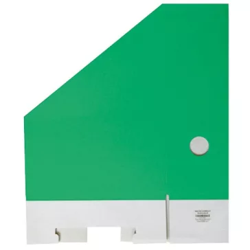 Iratpapucs A/4 hajtogatós 8 cm gerinccel zöld