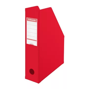  Iratpapucs karton összehajtható Esselte A/4 8 cm gerinccel piros 56003