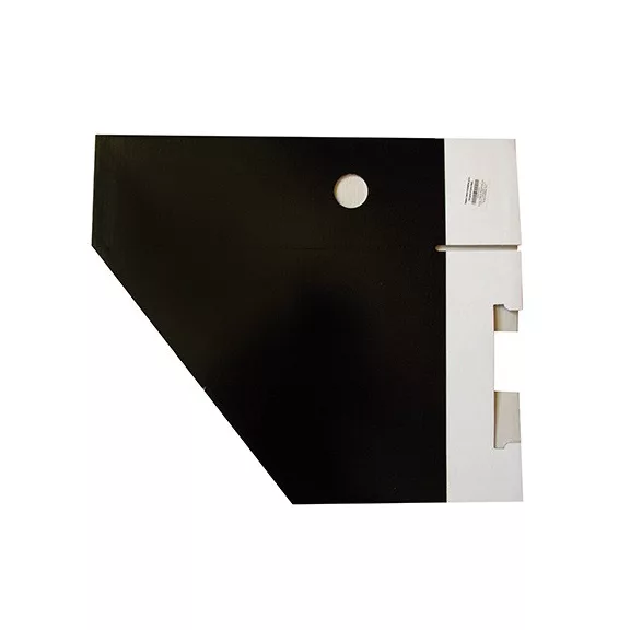 Iratpapucs karton összehajtható pd A/4 10 cm gerinccel karton fekete