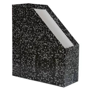   Iratpapucs pd karton merev falú A/4 9 cm gerinccel lakkozott mákos