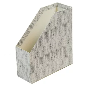   Iratpapucs pd karton merev falú A/4 9 cm gerinccel lakkozott textil