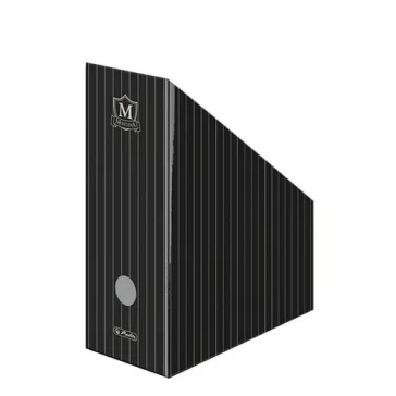   Iratpapucs karton összehajtható Herlitz Montana A/4 11 cm gerinccel fekete