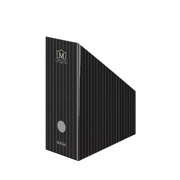 Iratpapucs karton összehajtható Herlitz Montana A/4 11 cm gerinccel fekete
