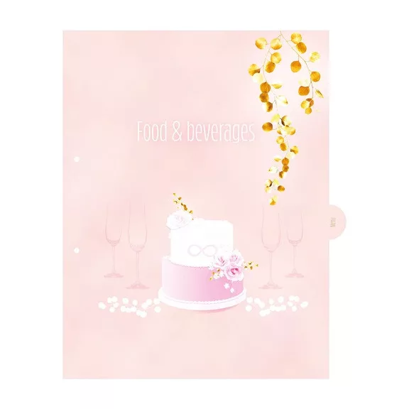 Iratrendező Herma A/4 60 mm gerinccel Esküvői Love Story