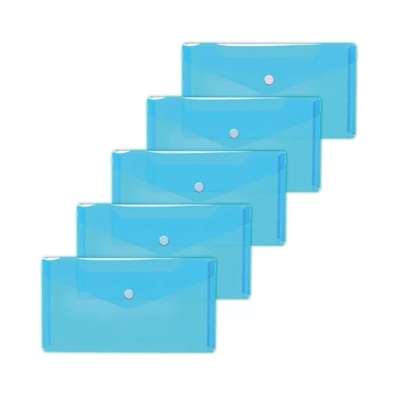 Irattartó tasak Herma DL 22x12 cm patentos világoskék