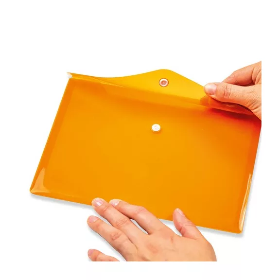 Irattartó tasak Herma A/5 25x18 cm patentos narancssárga