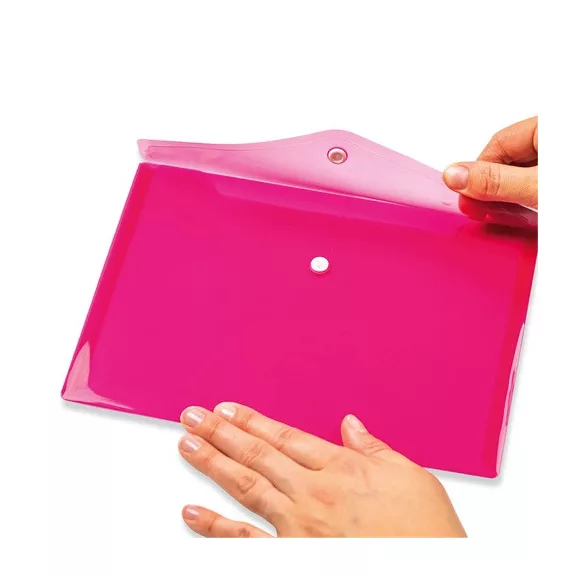 Irattartó tasak Herma A/5 25x18 cm patentos pink