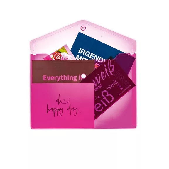 Irattartó tasak Herma A/5 25x18 cm patentos pink