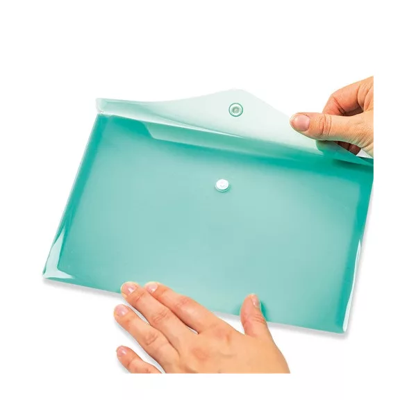 Irattartó tasak Herma A/5 25x18 cm patentos türkiz