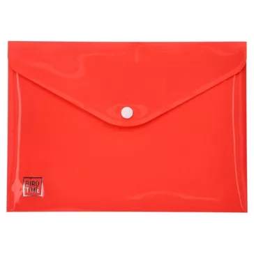 Irattartó tasak BiroTime A/5 patentos piros