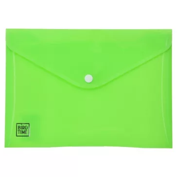 Irattartó tasak BiroTime A/5 patentos zöld