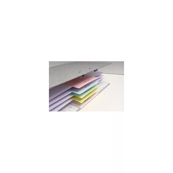 Elválasztócsík karton Exacompta 105x240 mm bézs 100 db/csomag