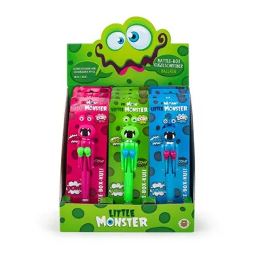   Golyóstoll Trendhaus LITTLE MONSTER bokszolós figura, 3 féle