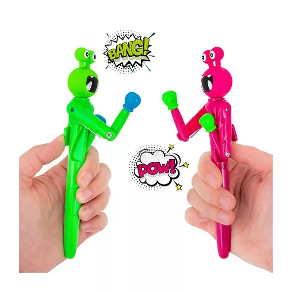 Golyóstoll Trendhaus LITTLE MONSTER bokszolós figura, 3 féle