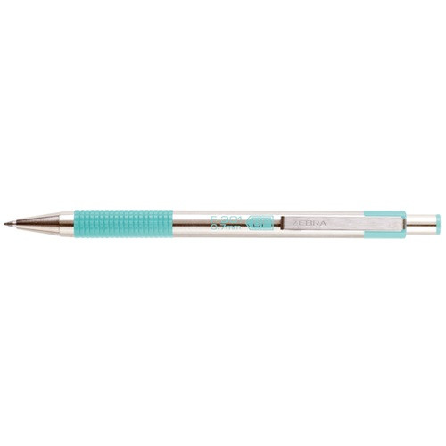 Golyóstoll Zebra F-301 pastel 0,7 mm pasztelltürkiz