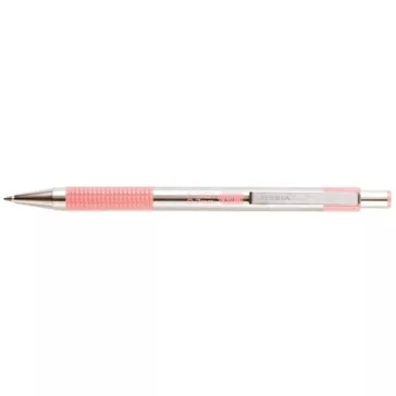 Golyóstoll Zebra F-301 pastel 0,7 mm pasztellrózsaszín
