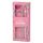 Golyóstoll Burgeon pink 1,0 mm kék tintával, eco bőr tokkal