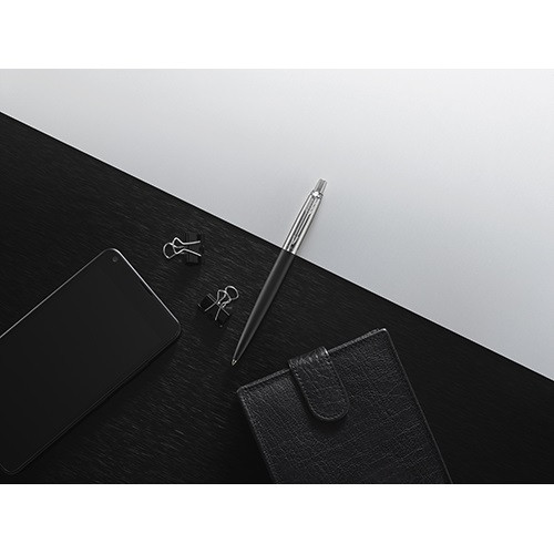 Golyóstoll Parker Jotter fekete -  ezüst klipsz 1953184