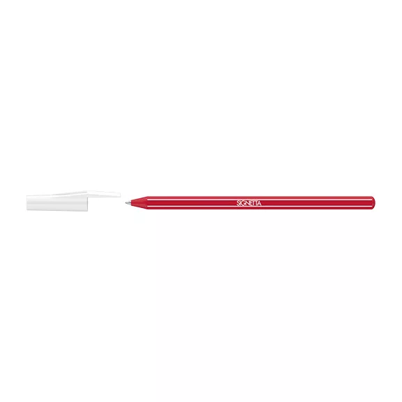 Golyóstoll Signetta D50 0.7 mm piros eldobható